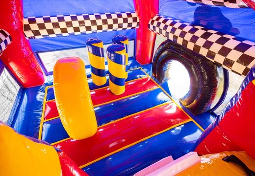 Kaufen Sie Multiplay-Super-Schlauchboot im Formel-1-Design mit Rennwagen an der Spitze für Kinder