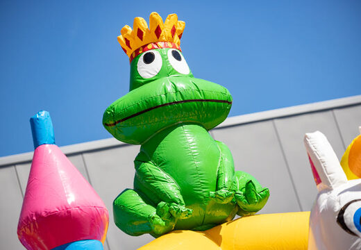 Multiplay Super aufblasbares Luftkissen mit Einhorn-3D-Objekten darauf und viel Farbe zum Verkauf für Kinder