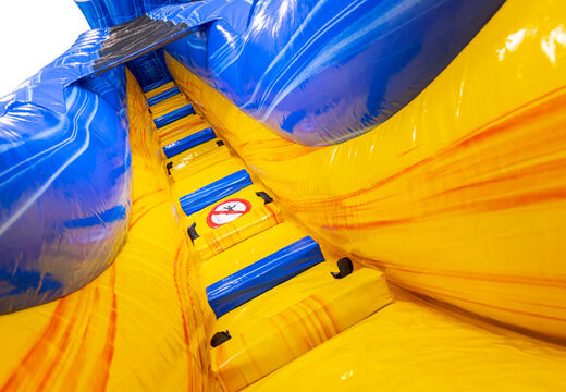 Bestellen Sie die aufblasbare Wasserrutsche Waterslide D22 Hawaii mit tropischem Thema