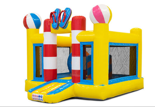 Holen Sie sich online die 4-in-1-Rutsche Rubber Duck für Ihre Kinder, bestellen Sie aufblasbare Rutschen jetzt online bei JB-Hüpfburgen Deutschland