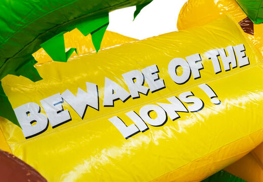 Aufblasbare Mini-Multiplay-Hüpfburg im Löwen-Design für Kinder zu verkaufen. Bestellen Sie jetzt aufblasbare Hüpfburgen bei JB-Hüpfburgen Deutschland