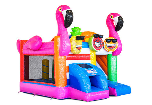 Aufblasbare Mini-Multiplay-Hüpfburg im Flamingo-Design zum Verkauf bei JB Inflatables. Bestellen Sie aufblasbare Hüpfburgen bei JB-Hüpfburgen Deutschland