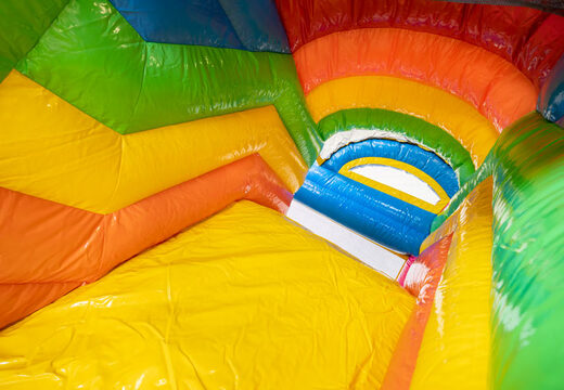 Mini Multiplay aufblasbares Luftkissen zum Verkauf im Einhorn-Thema für Ihre Kinder. Bestellen Sie aufblasbare Luftkissen bei JB-Hüpfburgen Deutschland