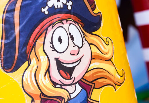 Aufblasbare Hüpfburg mit Rutsche und Spielobjekt zu verkaufen