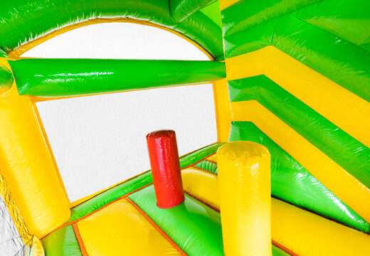 Kaufen Sie aufblasbare Multibox Hüpfburg mit Dino bedeckt