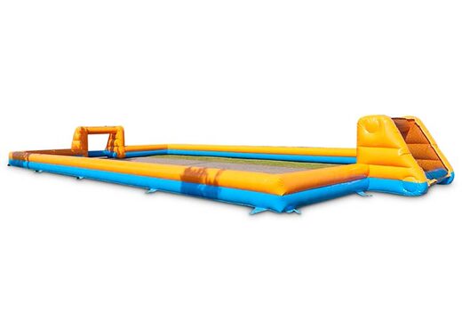 Auffälliges Gelb mit blauem Fußballband