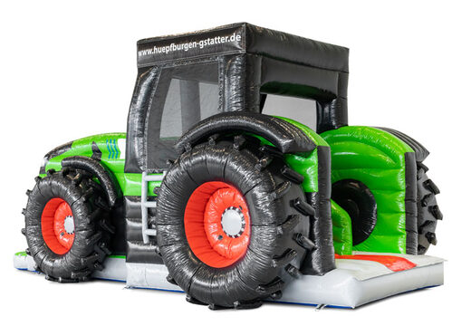 Bestellen Sie eine auffällige Hüpfburg mit Firmenangaben