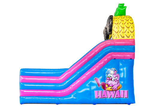 Bestellen Sie eine Hüpfburg mit Rutsche im Hawaii-Thema bei JB Inflatables
