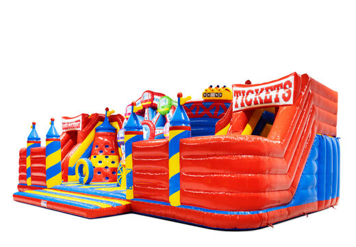 Seite von Slideworld Achterbahn mit Riesenrad und Tickets