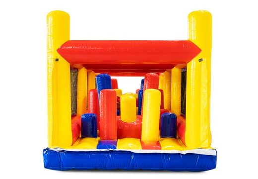 Modularer Hindernisparcours mit Säulen und Kriechloch