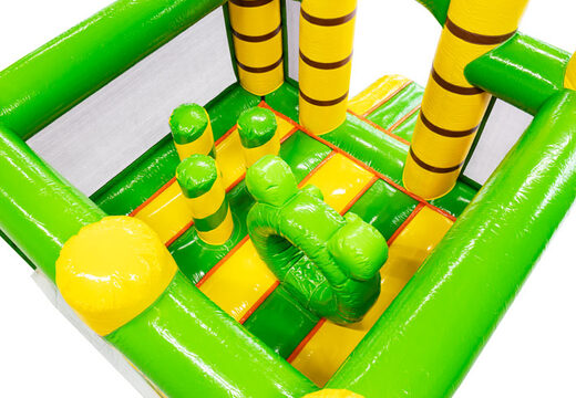 Sprungbox im Dino-Thema koppelbar an Multiplay Rutsche