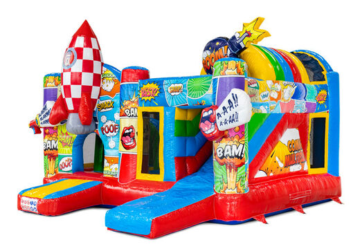 Bestellen Sie online das Multiplay im Comic-Thema mit Rutsche und Spielobjekten