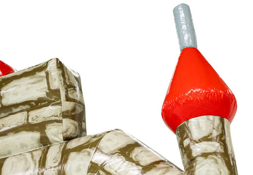 Roter Turm auf Standard Hüpfburg Grey Brick von JB in Meppel