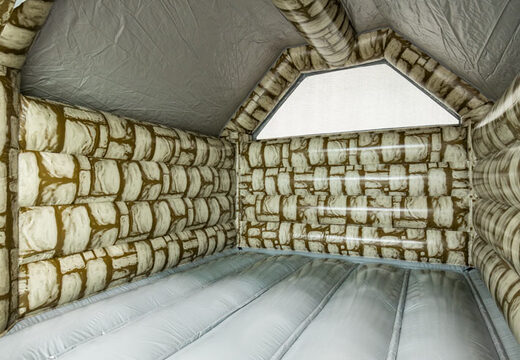 Innenraum der Standard-Hüpfburg Grey Brick