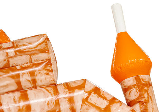 Oranger Turm auf Standard Hüpfburg Orange Brick von JB in Meppel