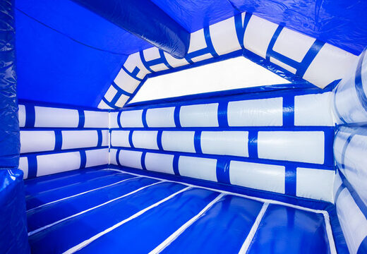 Überdachtes Springkissen Slide Combo Dubbelslide im Burgdesign online bei JB kaufen