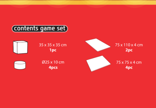 Inhalt des Softplay Spielsets im Achterbahn-Thema kaufen bei JB