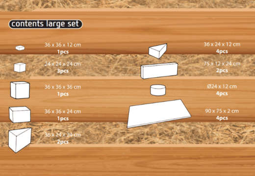 Inhalt des Softplay Large Sets im Bauernhof-Thema online kaufen