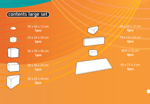Inhalt des Softplay Large Sets im Standard-Thema online kaufen