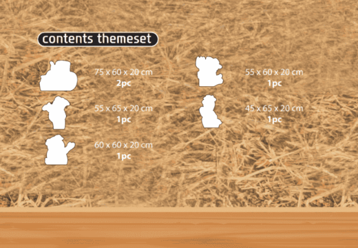 Inhalt des Softplay Themen-Sets im Bauernhof-Thema online bestellen bei JB