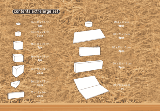 Bestellen Sie den Inhalt des Softplay XL Sets im Bauernhof-Thema von JB Meppel