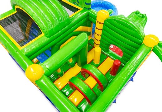 Innenseite des Hüpfburges mit Bögen, Säulen und Boxsäcken bei JB zu verkaufen