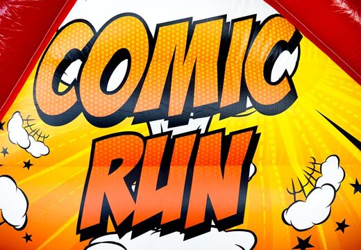 Hochwertige bunte Hindernisbahn im Comic-Thema